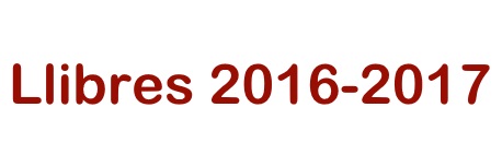 Llibres 2018-2019