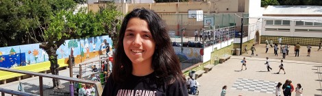 L’alumna Sònia Blanes del col·legi Cor de Maria de Mataró, becada per la Fundació Amancio Ortega