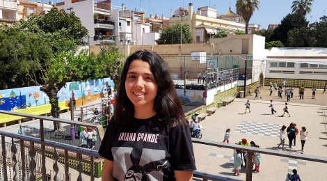 L’alumna Sònia Blanes del col·legi Cor de Maria de Mataró, becada per la Fundació Amancio Ortega